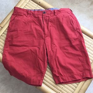J. Crew men’s red shorts size 34, super soft, worn only 1-2 times